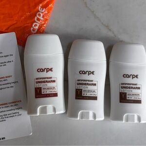 Carpe Antiperspirant Underarm Lotion Set 3